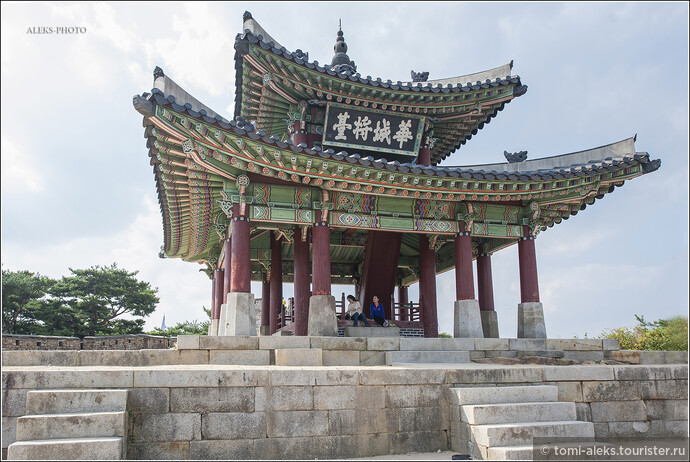 Любопытно, что все корейские города, как и американские столицы штатов, имеют свои символы. Символами Сувона является дерево - сосна,  цветок - азалия и насекомое - светлячок, который символизирует чистоту города.