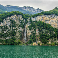 водопад Fallenbach во всей красе (вид с кораблика)