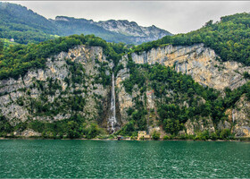 водопад Fallenbach во всей красе (вид с кораблика)