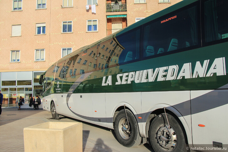 Мадрид-Сеговия, как добраться автобусом. 