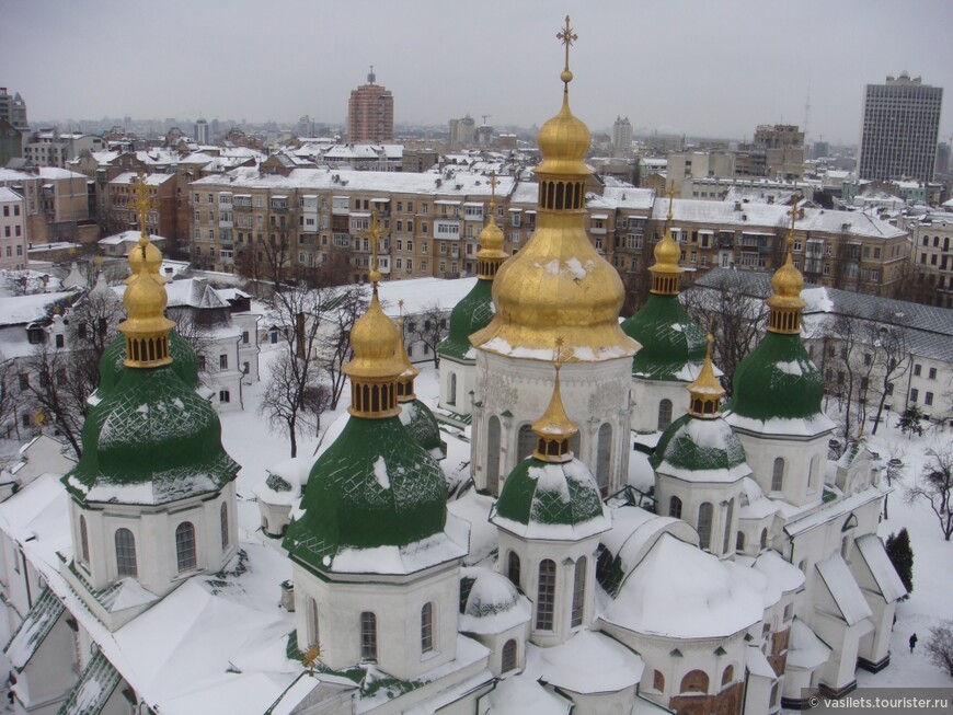 Пробег по замерзающей Украине. Киев