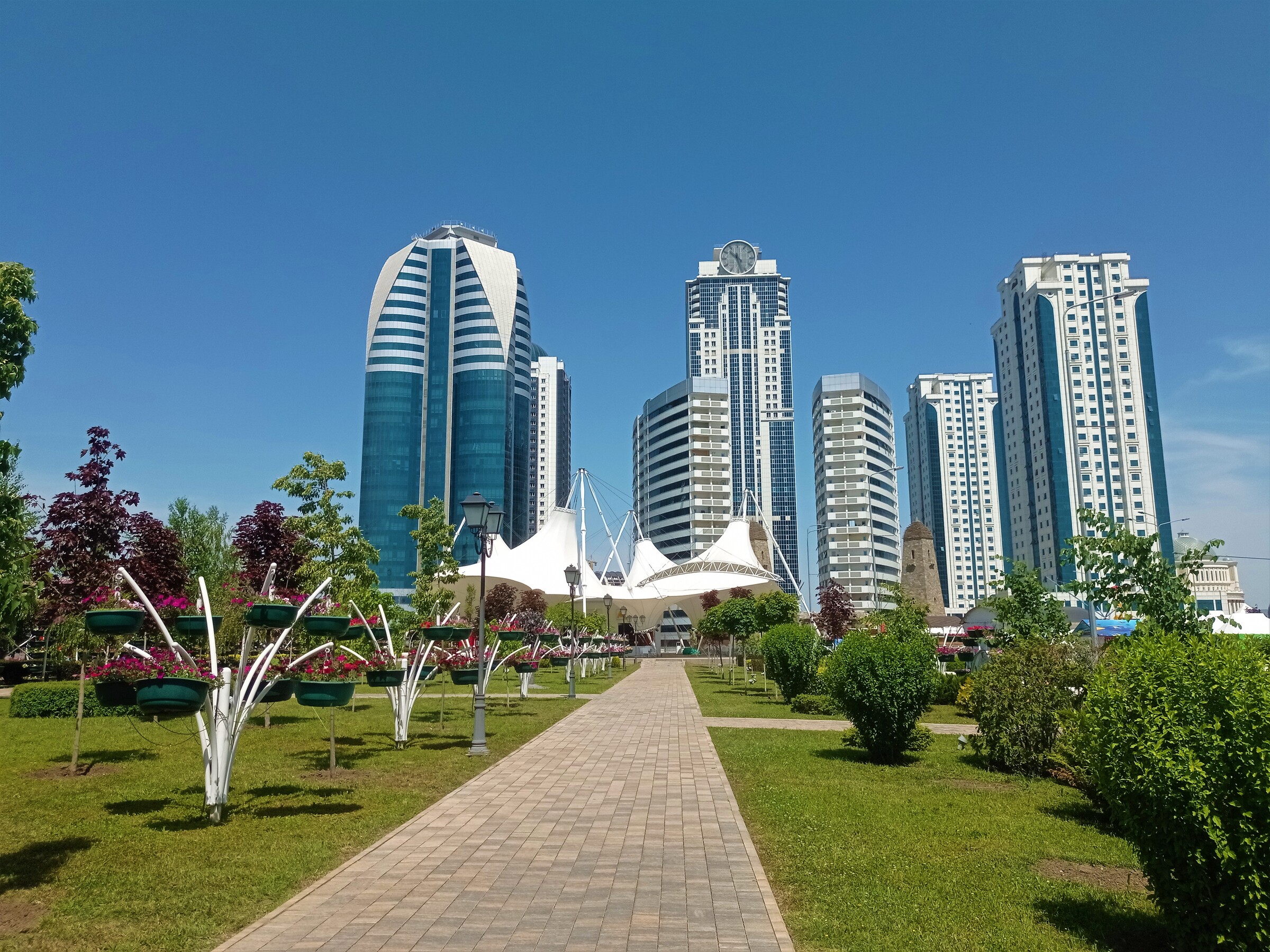Пятигорск грозный на машине